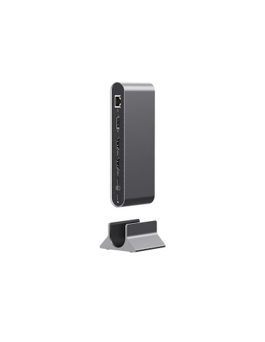 Acer HP.DSCAB.022 base para portátil y replicador de puertos Alámbrico USB 3.2 Gen 1 (3.1 Gen 1) Type-C Plata