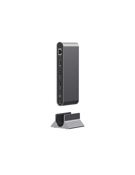 Acer HP.DSCAB.022 base para portátil y replicador de puertos Alámbrico USB 3.2 Gen 1 (3.1 Gen 1) Type-C Plata