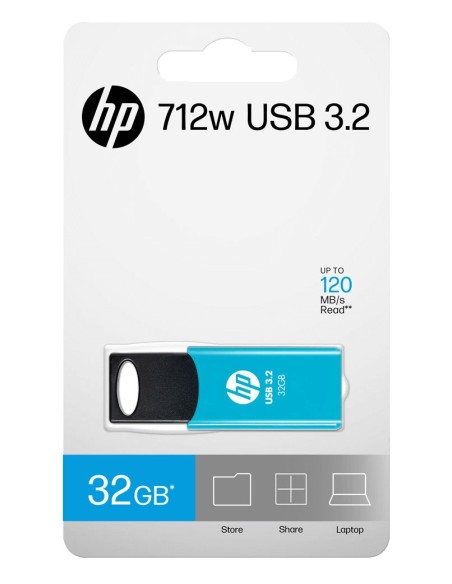 HP 712w unidad flash USB 32 GB USB tipo A 3.2 Gen 1 (3.1 Gen 1) Azul