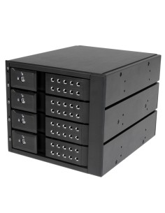StarTech.com Rack Móvil Backplane de 4 Bahías de Intercambio en Caliente - Rack Móvil Hot Swap sin Bandeja para Unidades de DD