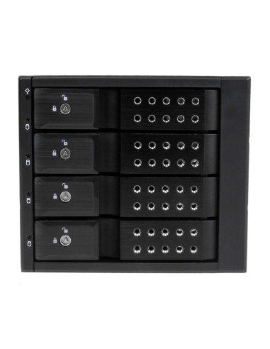 StarTech.com Rack Móvil Backplane de 4 Bahías de Intercambio en Caliente - Rack Móvil Hot Swap sin Bandeja para Unidades de DD