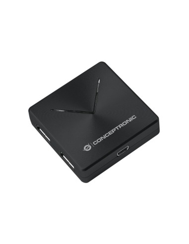 Conceptronic HUBBIES02B hub de interfaz USB 3.2 Gen 1 (3.1 Gen 1) Mini-B 5000 Mbit s Negro