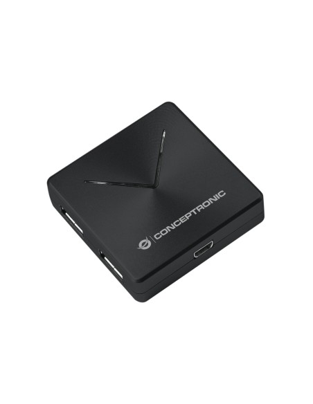 Conceptronic HUBBIES02B hub de interfaz USB 3.2 Gen 1 (3.1 Gen 1) Mini-B 5000 Mbit s Negro