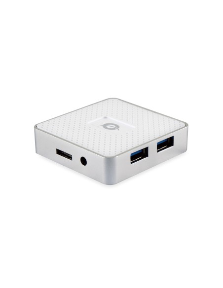 Conceptronic HUBBIES03W hub de interfaz USB 3.2 Gen 1 (3.1 Gen 1) Micro-B 5000 Mbit s Blanco