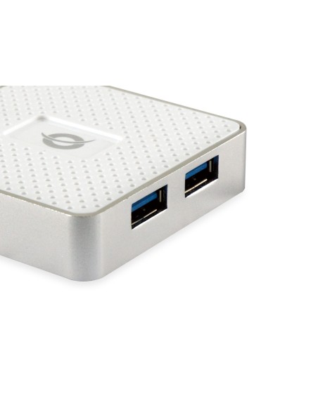 Conceptronic HUBBIES03W hub de interfaz USB 3.2 Gen 1 (3.1 Gen 1) Micro-B 5000 Mbit s Blanco