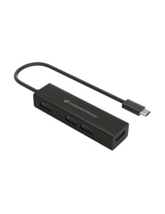 Conceptronic HUBBIES07B hub de interfaz USB 3.2 Gen 1 (3.1 Gen 1) Type-C 5000 Mbit s Negro