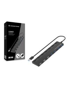 Conceptronic HUBBIES09BP hub de interfaz USB 3.2 Gen 1 (3.1 Gen 1) Type-A 5000 Mbit s Negro 2