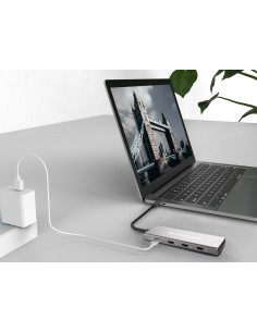 Conceptronic HUBBIES16G hub de interfaz USB 3.2 Gen 2 (3.1 Gen 2) Type-C 10000 Mbit s Gris 2