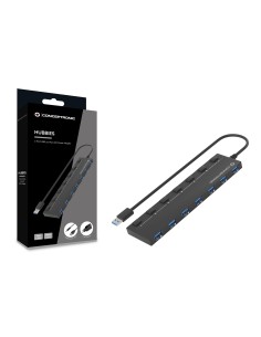 Conceptronic HUBBIES19BP hub de interfaz USB 3.2 Gen 1 (3.1 Gen 1) Type-A 5000 Mbit s Negro 2