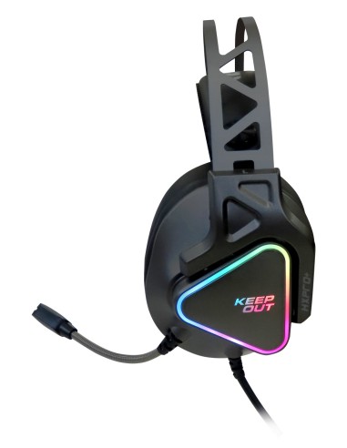 KeepOut HXPRO+ auricular y casco Auriculares Alámbrico Diadema Juego USB tipo A Negro