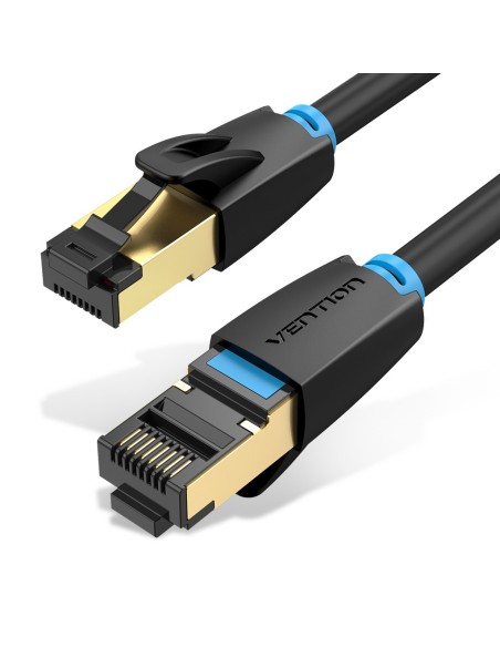 Vention Cable de Red RJ45 SFTP IKABH Cat.8  2m  Negro