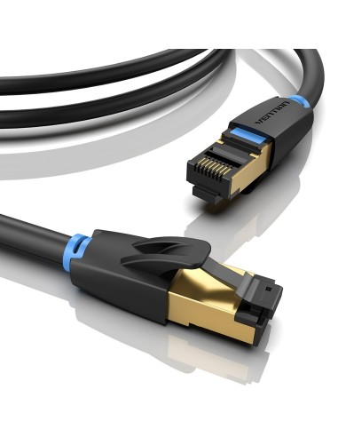 Vention Cable de Red RJ45 SFTP IKABH Cat.8  2m  Negro