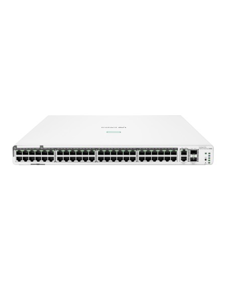HPE Aruba Networking Networking Instant On Switch 40p Gigabit CL4 8p Gigabit CL6 PoE 2p 10GBT 2p SFP+ 600W 1960