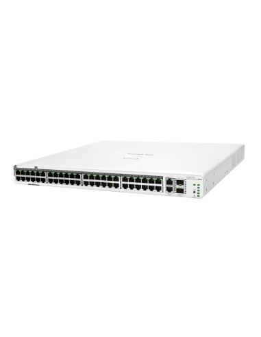 HPE Aruba Networking Networking Instant On Switch 40p Gigabit CL4 8p Gigabit CL6 PoE 2p 10GBT 2p SFP+ 600W 1960
