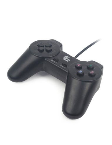 Gembird JPD-UB2-01 mando y volante Negro USB 2.0 Gamepad PC