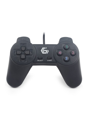 Gembird JPD-UB2-01 mando y volante Negro USB 2.0 Gamepad PC