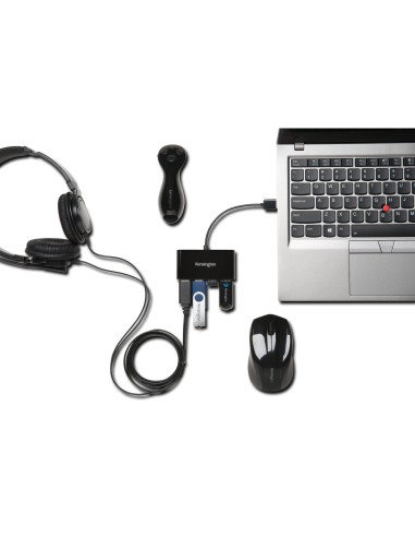 Kensington Hub USB 2.0 de 4 puertos