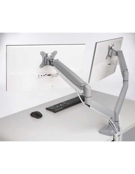 Kensington Brazo SmartFit de altura ajustable con un toque para dos monitores