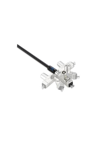 Kensington Candado fino con llave N17 2.0 de doble cabezal para portátiles con ranura tipo "wedge"