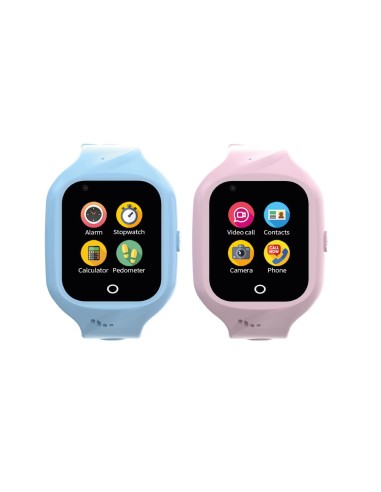 Celly KIDSWATCH4G Relojes inteligentes y deportivos 3,56 cm (1.4") Digital Pantalla táctil 4G Negro GPS (satélite)