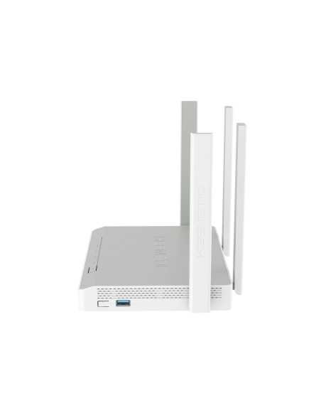 Keenetic Hopper Router Wi-Fi 6 en malla AX1800 con Smart Switch Gigabit de 4 puertos y puerto USB 3.0