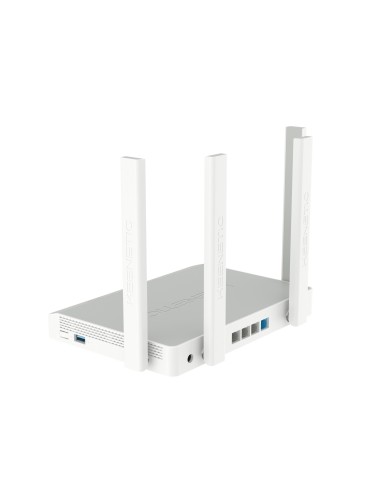 Keenetic Hopper Router Wi-Fi 6 en malla AX1800 con Smart Switch Gigabit de 4 puertos y puerto USB 3.0