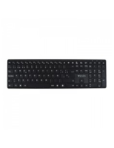 V7 Teclado Bluetooth KW550ESBT de 2,4 GHz, modo dual, QWERTY español  negro