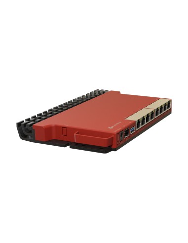 Mikrotik L009UiGS-RM router 2.5 Gigabit Ethernet, Gigabit Ethernet Rojo
