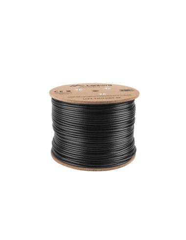 Lanberg LCF6-21CU-0305-BK cable de red Negro 305 m Cat6 F UTP (FTP)