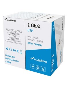 Lanberg LCU6-10CC-0305-S cable de red Gris 305 m U UTP (UTP)