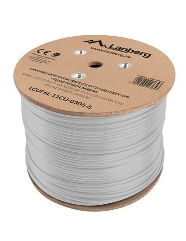 Lanberg LCUF6L-11CU-0305-S cable de red Gris 305 m Cat6a U FTP (STP)