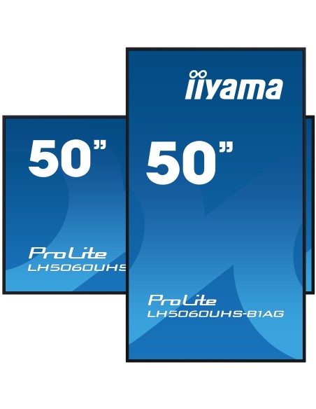 iiyama LH5060UHS-B1AG pantalla de señalización Pizarra de caballete digital 125,7 cm (49.5") LED Wifi 500 cd   m² 4K Ultra HD
