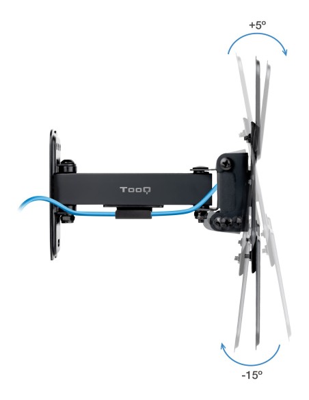 TooQ Soporte de Pared para Pantallas 13"-43", Negro