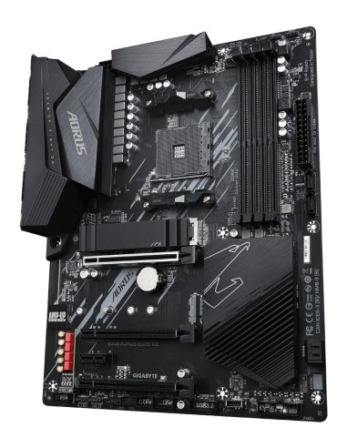 GIGABYTE B550 AORUS ELITE V2 Placa base - Procesadores AMD Ryzen 5000, VRM de 12+2 fases, hasta 4733 MHz DDR4, 1xPCIe 4.0 +