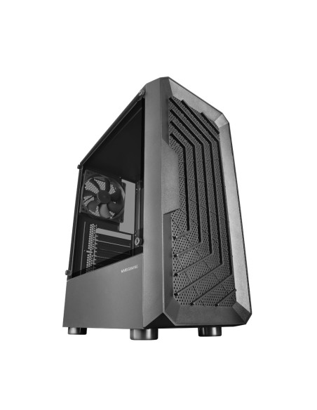 Mars Gaming MC-2000, Caja Semitorre ATX, Ventana Lateral Completa, Diseño Frontal Mesh, 1x Ventilador Ultra-silencioso FDB