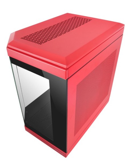 Mars Gaming MC-3T, Caja Gaming Custom ATX, Triple Ventana Cristal Templado Continuo, Soporte Refrigeración Líquida Completo,