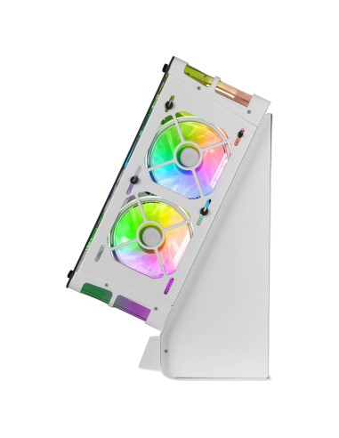 Mars Gaming MCB, Caja PC Gaming ATX XL, Edición Custom Premium, Estructura Modular Doble Cámara, Blanco