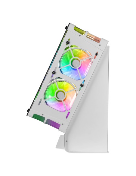 Mars Gaming MCB, Caja PC Gaming ATX XL, Edición Custom Premium, Estructura Modular Doble Cámara, Blanco