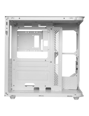 Mars Gaming MC-CURVW Midi Tower Negro, Blanco