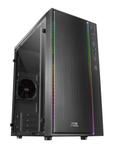 Mars Gaming MCM, Caja PC Micro ATX, Compacta, 16 Modos ARGB, Ventilador 8 cm 2