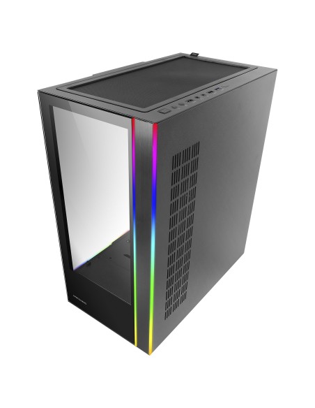 Mars Gaming MC-ULT, Caja Gaming Custom XXL E-ATX, Doble Cristal Templado 90º Sin Marco + Puerta Lateral, Soporte Completo