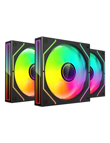 Mars Gaming MF3DPROKIT sistema de refrigeración para ordenador Carcasa del ordenador Ventilador 12 cm Negro