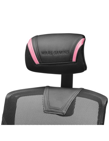 Mars Gaming MGCERGOBPK Silla Gaming, Rosa, Grande