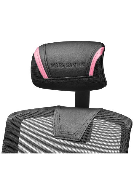 Mars Gaming MGCERGOBPK Silla Gaming, Rosa, Grande