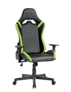 Mars Gaming MGC-PRO, Silla Gaming Profesional, Acabado Cuero PU, Reposabrazos 2D y Respaldo Reclinable 135°, Cojines Lumbar y 2