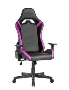 Mars Gaming MGC-PRO, Silla Gaming Profesional, Acabado Cuero PU, Reposabrazos 2D y Respaldo Reclinable 135°, Cojines Lumbar y 2