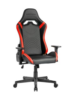 Mars Gaming MGC-PRO, Silla Gaming Profesional, Acabado Cuero PU, Reposabrazos 2D y Respaldo Reclinable 135°, Cojines Lumbar y 2