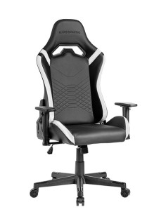 Mars Gaming MGC-PRO, Silla Gaming Profesional, Acabado Cuero PU, Reposabrazos 2D y Respaldo Reclinable 135°, Cojines Lumbar y 2