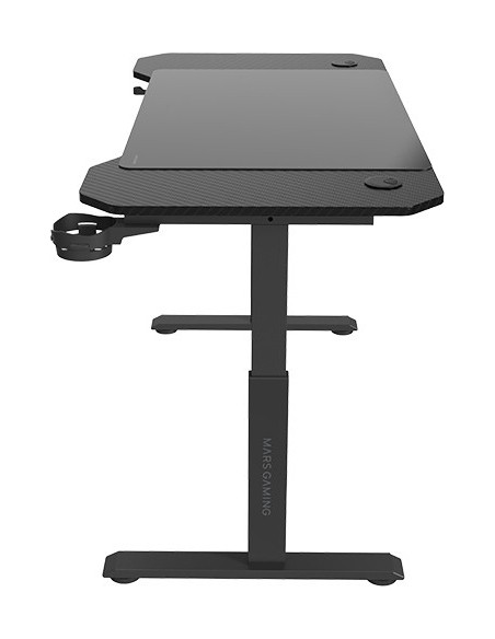 Mars Gaming MGD-ERGO120, Mesa Altura Ajustable 3 Posiciones, Superficie Ergonómica, Estructura Metálica, Alfombrilla XXL,