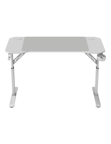 Mars Gaming MGD-ERGO120, Mesa Altura Ajustable 3 Posiciones, Superficie Ergonómica, Estructura Metálica, Alfombrilla XXL,